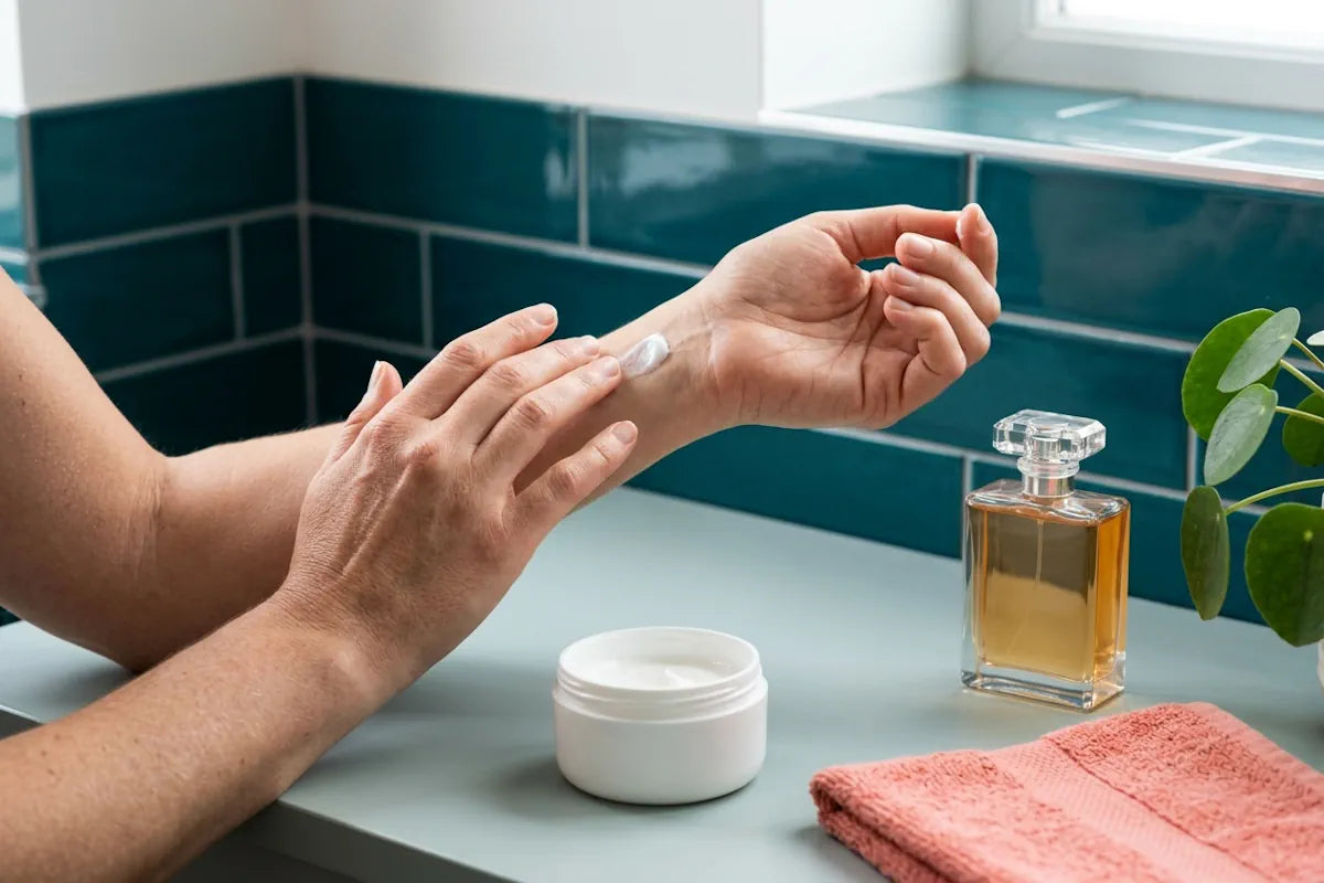 Should You Use Scented or Unscented Body Lotion With Perfume?